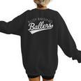 Busy Raising Ballers Baseball Mom & Parent Sports Women's Sweatshirt Back Print Busy Raising Ballers Baseball Mom & Parent Sports Women's Sweatshirt Back Print