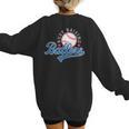 Busy Raising Ballers Baseball Mom Group Tee Women's Sweatshirt Back Print Busy Raising Ballers Baseball Mom Group Tee Women's Sweatshirt Back Print