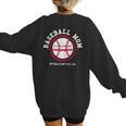 Chrysler Pacifica Baseball Mom Women's Sweatshirt Back Print Chrysler Pacifica Baseball Mom Women's Sweatshirt Back Print