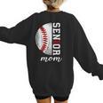Class Of 2025 Senior 2025 Baseball Mom 2025 Women's Sweatshirt Back Print Class Of 2025 Senior 2025 Baseball Mom 2025 Women's Sweatshirt Back Print