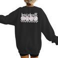 Cute Sports Baseball Mom Game Day Women's Sweatshirt Back Print Cute Sports Baseball Mom Game Day Women's Sweatshirt Back Print