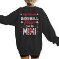 My Favorite Baseball Player Calls Me Mimi For Baseball Mom Women's Sweatshirt Back Print My Favorite Baseball Player Calls Me Mimi For Baseball Mom Women's Sweatshirt Back Print