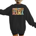Groovy Somebody's Loud Mouth Mama Baseball Mom Mother's Day Women's Sweatshirt Back Print Groovy Somebody's Loud Mouth Mama Baseball Mom Mother's Day Women's Sweatshirt Back Print