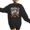 Home Run Baseball Mom Women's Sweatshirt Back Print Home Run Baseball Mom Women's Sweatshirt Back Print