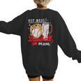 Hot Mess Always Stressed Baseball Mom Women's Sweatshirt Back Print Hot Mess Always Stressed Baseball Mom Women's Sweatshirt Back Print
