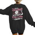 I'm a Baseball Mom We Don't Do That Keep Calm Thing Women's Sweatshirt Back Print