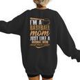 I`m a Baseball Mom Just Like a Normal Mom Except Much Cooler Women's Sweatshirt Back Print I`m a Baseball Mom Just Like a Normal Mom Except Much Cooler Women's Sweatshirt Back Print