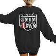 I'm Not Just His Mom I'm His One Fan Proud Baseball Mom Women's Sweatshirt Back Print I'm Not Just His Mom I'm His One Fan Proud Baseball Mom Women's Sweatshirt Back Print