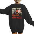 I'm Not Yelling This Is My Baseball Nana Voice Baseball Mom Women's Sweatshirt Back Print