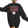 I'm Not Yelling This Is My Normal Baseball Mom Voice Women's Sweatshirt Back Print I'm Not Yelling This Is My Normal Baseball Mom Voice Women's Sweatshirt Back Print