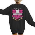 Just A Good Mom With A Baseball Bat Baseball Mom Women's Sweatshirt Back Print