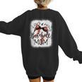 Loud Proud Baseball Mom Mommy Women's Sweatshirt Back Print