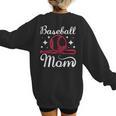 Mommy Baseball Mom Women's Sweatshirt Back Print