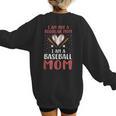 I Am Not a Regular Mom I Am a Baseball Mom Women's Sweatshirt Back Print