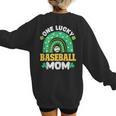 One Lucky Baseball Mom St Patricks Day Rainbow Mother Mama Women's Sweatshirt Back Print One Lucky Baseball Mom St Patricks Day Rainbow Mother Mama Women's Sweatshirt Back Print