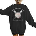 PROUD BASEBALL MOM Women's Sweatshirt Back Print PROUD BASEBALL MOM Women's Sweatshirt Back Print
