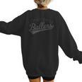 I Only Raise Ballers Baseball Mom & Parent Sports Women's Sweatshirt Back Print I Only Raise Ballers Baseball Mom & Parent Sports Women's Sweatshirt Back Print