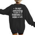 Using Baseball Mom Words Swearing Baseball Mom Sweary Women's Sweatshirt Back Print Using Baseball Mom Words Swearing Baseball Mom Sweary Women's Sweatshirt Back Print