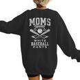 Women's Baseball Mom Moms Against Baseball Pants Proud Women's Sweatshirt Back Print Women's Baseball Mom Moms Against Baseball Pants Proud Women's Sweatshirt Back Print