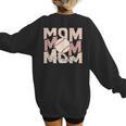 Women's Retro Baseball Mama Distressed Baseball Mom Life Women's Sweatshirt Back Print Women's Retro Baseball Mama Distressed Baseball Mom Life Women's Sweatshirt Back Print