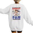 Always Your Biggest Fan Baseball Mom Women's Sweatshirt Back Print Always Your Biggest Fan Baseball Mom Women's Sweatshirt Back Print