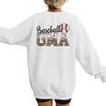 Baseball Gma Women BallPark Gma Baseball Mom Mother's Day Women's Sweatshirt Back Print Baseball Gma Women BallPark Gma Baseball Mom Mother's Day Women's Sweatshirt Back Print