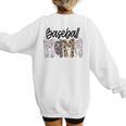 Baseball Mama Coquette Mother's Day Baseball Mom Vintage Women's Sweatshirt Back Print Baseball Mama Coquette Mother's Day Baseball Mom Vintage Women's Sweatshirt Back Print