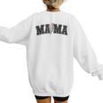 Baseball Mama Rocks Lightning Baseball Mom Mother's Day Women's Sweatshirt Back Print Baseball Mama Rocks Lightning Baseball Mom Mother's Day Women's Sweatshirt Back Print