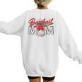 Baseball Mom Coquette Pink Bow Baseball Mama Premium Women's Sweatshirt Back Print Baseball Mom Coquette Pink Bow Baseball Mama Premium Women's Sweatshirt Back Print