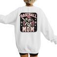 Baseball Mom Dog Mother's In My Baseball Mom Era Women's Sweatshirt Back Print