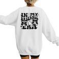 In My Baseball Mom Era Retro Groovy Sports Parent Women's Sweatshirt Back Print In My Baseball Mom Era Retro Groovy Sports Parent Women's Sweatshirt Back Print