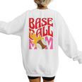 Baseball Mom Game Day Trendy Pink Leopard Mama Premium Women's Sweatshirt Back Print Baseball Mom Game Day Trendy Pink Leopard Mama Premium Women's Sweatshirt Back Print