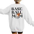Baseball Mom Game Day Game Day Women's Sweatshirt Back Print Baseball Mom Game Day Game Day Women's Sweatshirt Back Print