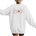Baseball Mom Game Day Women's Sweatshirt Back Print Baseball Mom Game Day Women's Sweatshirt Back Print