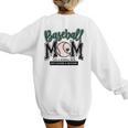 Baseball Mom Green Varsity Baseball Mama Cute Mother's Day Women's Sweatshirt Back Print Baseball Mom Green Varsity Baseball Mama Cute Mother's Day Women's Sweatshirt Back Print