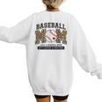 Baseball Mom Leopard Like a Normal But Louder And Prouder Women's Sweatshirt Back Print Baseball Mom Leopard Like a Normal But Louder And Prouder Women's Sweatshirt Back Print