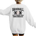 Baseball Mom Loud Proud Mom Like A Normal Mama Mothers Women's Sweatshirt Back Print Baseball Mom Loud Proud Mom Like A Normal Mama Mothers Women's Sweatshirt Back Print
