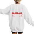 Baseball Mom Loud Proud Quote Game Day Sports Mama Saying Women's Sweatshirt Back Print Baseball Mom Loud Proud Quote Game Day Sports Mama Saying Women's Sweatshirt Back Print