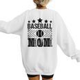 Baseball Mom Baseball Lover Mom Women's Sweatshirt Back Print