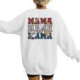 Baseball Mom Baseball Mama Game Day School Sport Women's Sweatshirt Back Print Baseball Mom Baseball Mama Game Day School Sport Women's Sweatshirt Back Print