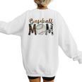 Baseball Mom Mama Mother Women's Sweatshirt Back Print