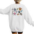 Baseball Mom Baseball Mama Women's Sweatshirt Back Print