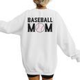 Baseball Mom Mommy Mama Mother's Day Women Retro Ball Sports Women's Sweatshirt Back Print Baseball Mom Mommy Mama Mother's Day Women Retro Ball Sports Women's Sweatshirt Back Print