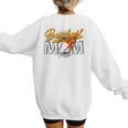Baseball Mom Sports Graphic Novelty Women's Sweatshirt Back Print Baseball Mom Sports Graphic Novelty Women's Sweatshirt Back Print