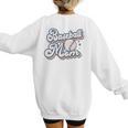 Baseball Mom Squad Women's Sweatshirt Back Print