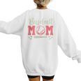 Baseball Mom And Sweet For Moms With Baseball Kids Women's Sweatshirt Back Print