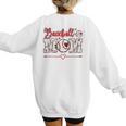 Baseball Mom T-Ball Moms Ball Player Moms Ballpark Mama Women's Sweatshirt Back Print Baseball Mom T-Ball Moms Ball Player Moms Ballpark Mama Women's Sweatshirt Back Print