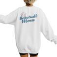 Baseball Mom Team Ball Sports Fan Raglan Baseball Tee Women's Sweatshirt Back Print Baseball Mom Team Ball Sports Fan Raglan Baseball Tee Women's Sweatshirt Back Print