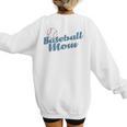 Baseball Mom Team Ball Sports Fan Women's Sweatshirt Back Print Baseball Mom Team Ball Sports Fan Women's Sweatshirt Back Print
