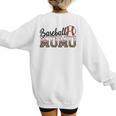 Baseball Momo Women BallPark Momo Baseball Mom Mother's Day Women's Sweatshirt Back Print Baseball Momo Women BallPark Momo Baseball Mom Mother's Day Women's Sweatshirt Back Print